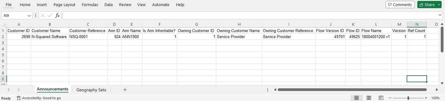 Parent customer wizard page 2 - Dependency check details