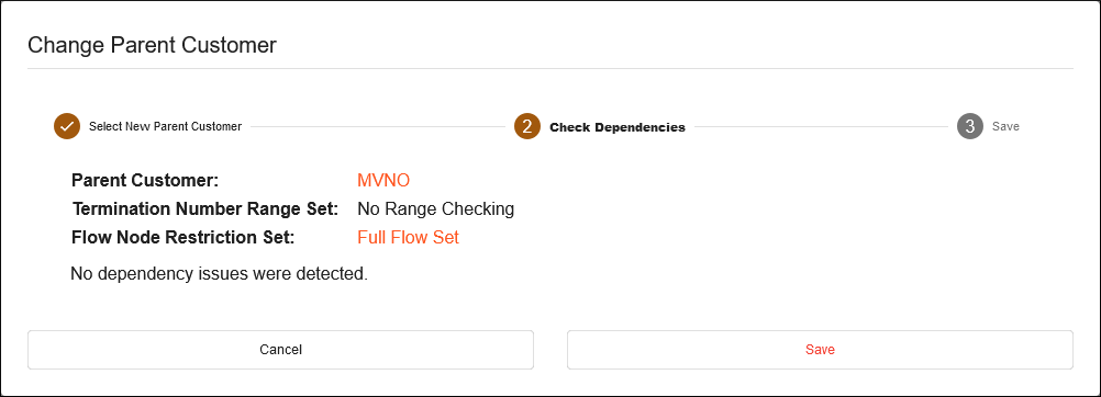 Parent customer wizard page 2 - Dependency check is ok