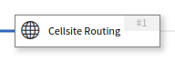 the Cellsite Routing node