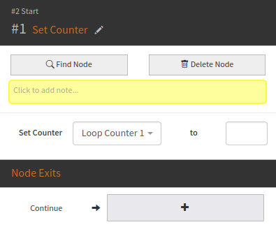 The Set Counter Node