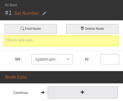 The Set Number Node