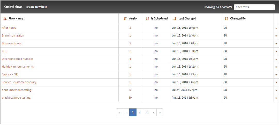 control flows section