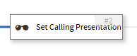 the Set Calling Presentation Node